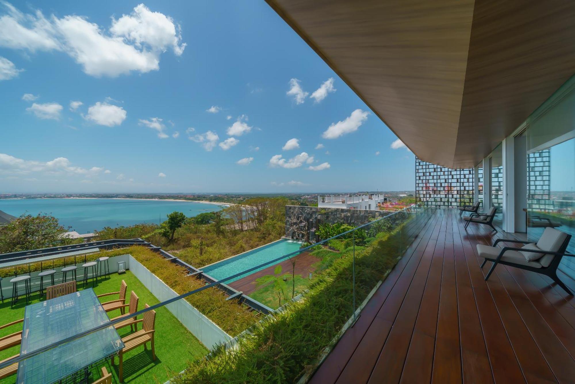 Beyond The Sea - Luxe Sea View Villa In Jimbaran Exterior foto